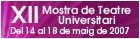 12a Mostra de Teatre Universitari. UdL