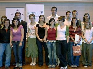 Lliurament de les credencials de les beques Bancaja - UdL