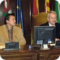 Jordi Garreta, a la presentació de l'estudi davant el Consell Escolar