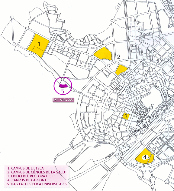 AMPLIAR IMATGE. Habitatges de lloguer protegit a la Universitat de Lleida