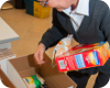 Recapte d'aliments a la Universitat de Lleida UdL sobre la violència de gènere