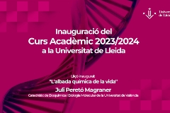 Inauguració del curs acadèmic 2023/24 de la Universitat de Lleida
