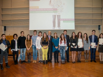 Premis a Treballs de Recerca 2015